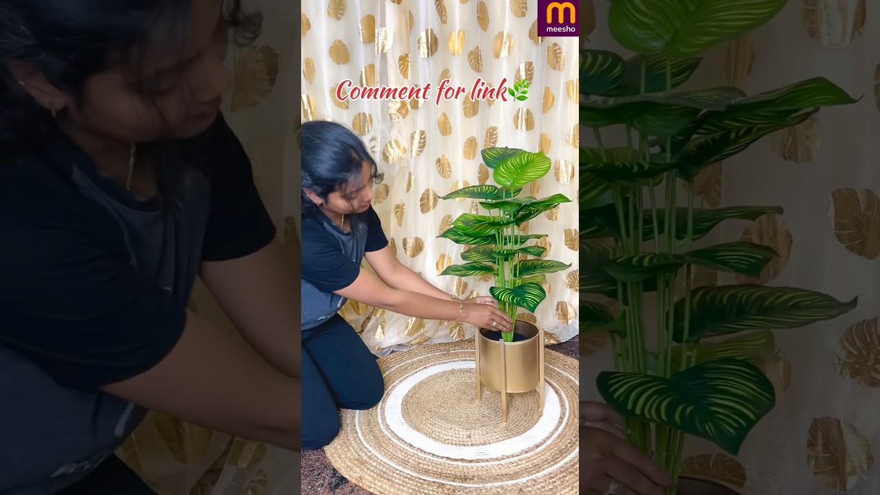 Meesho Home Decor artificial plant p2#meeshohomedecor #meeshohaul #affordable