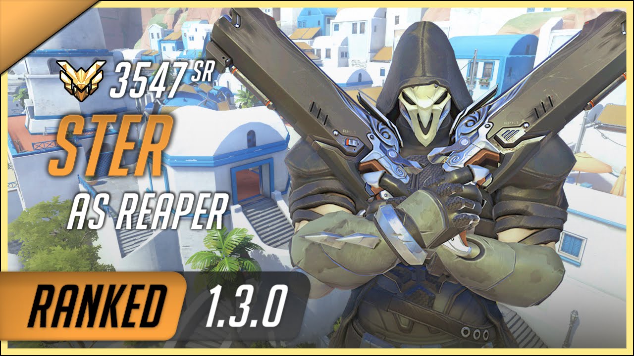 [SR:3547] Ster as Reaper reach 69 Elims on Ilios Control / S2 Master Ranked Gameplay 1.3.0