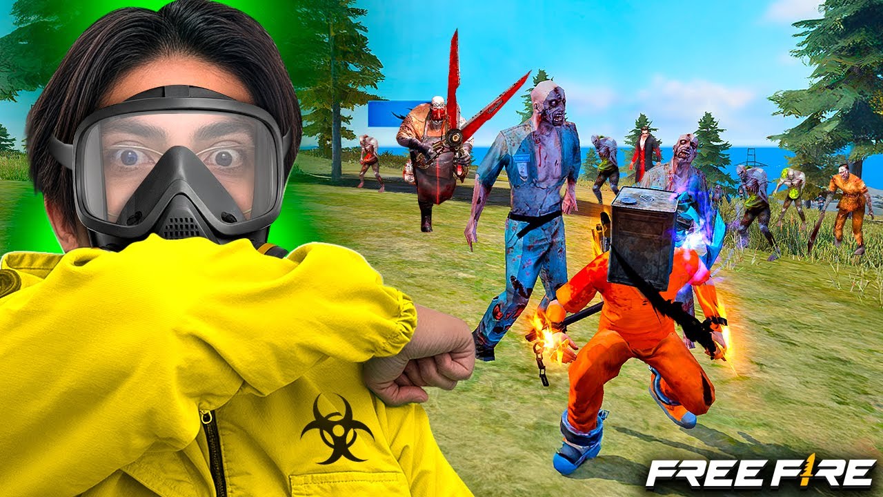 ASI PUEDES IR a LA ISLA SECRETA LLENA de ZOMBIES en FREE FIRE 😱