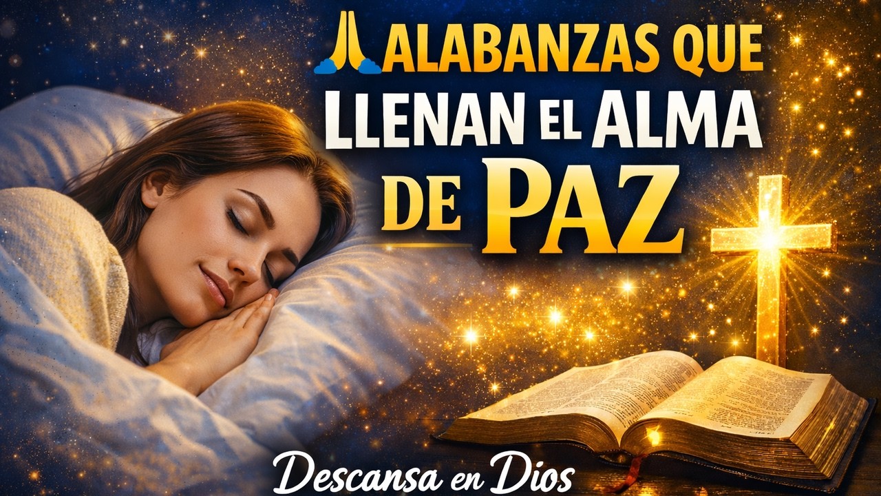 Alabanzas que Llenan el Alma de Paz 🙏 Música Cristiana para Orar, Dormir y Descansar en Dios