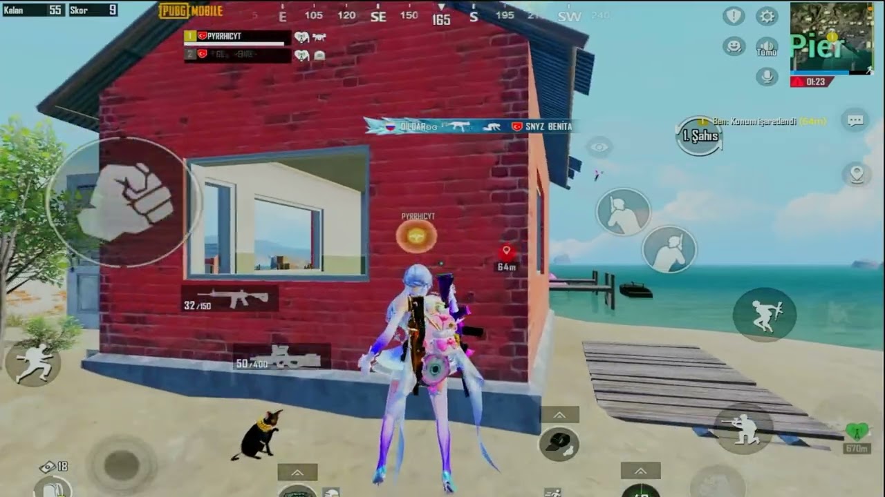RAKİPLER KUYTU KÖŞELERE KAÇTI DUO VS SQUAD PUBG MOBİLE