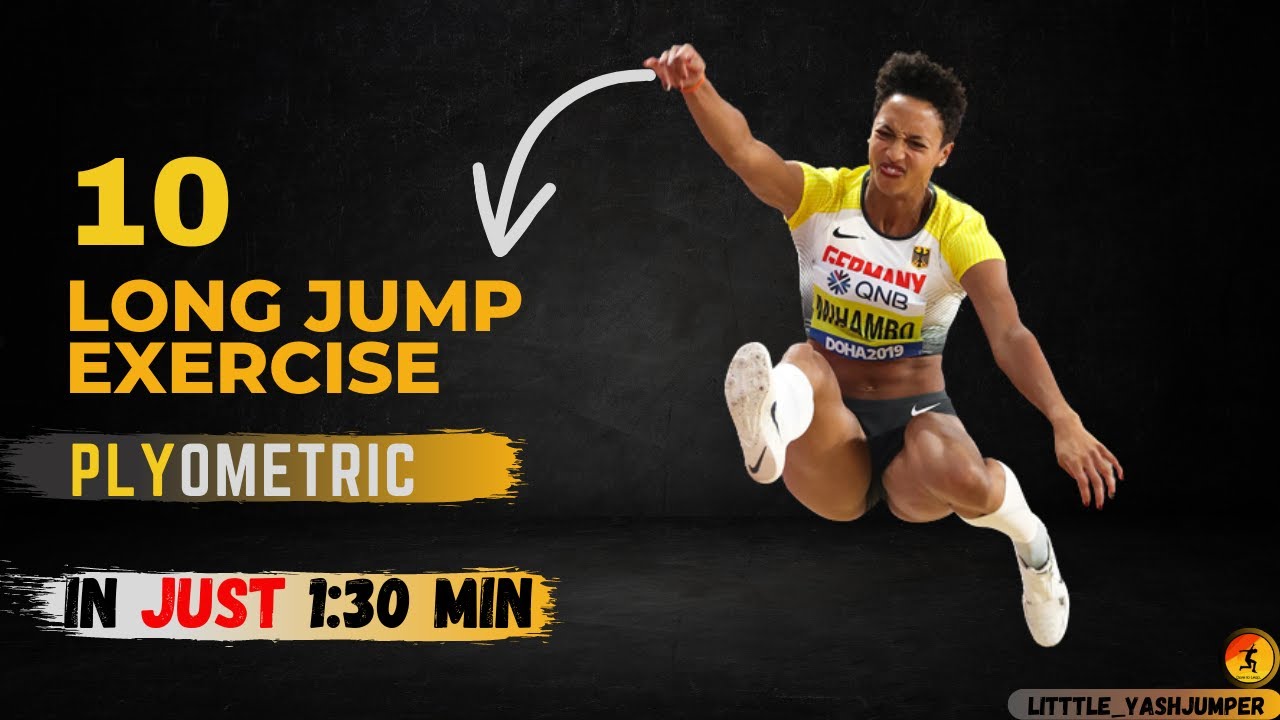 LONG JUMP workout || 10 ex. for RUN FAST, EXPLOSIVE & JUMP far || #longjumptips