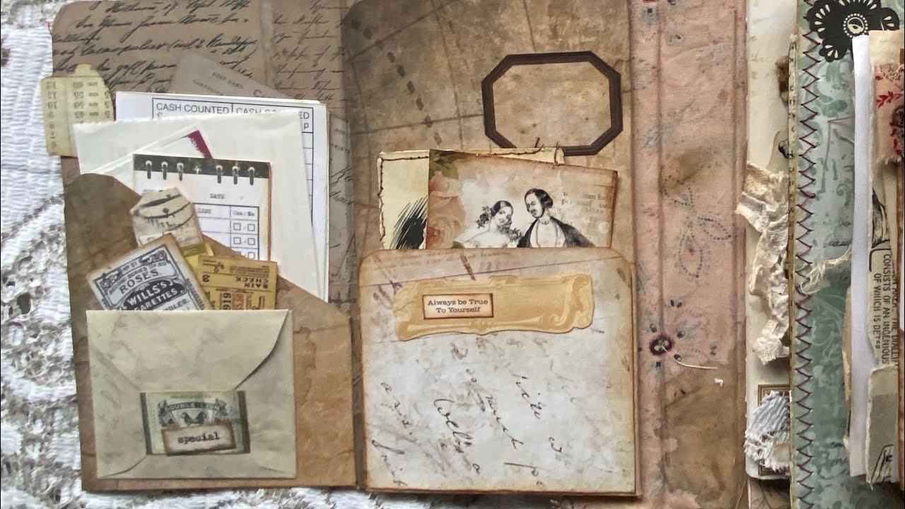 Junk Journal Lapbook | Decorating And Embellishing | Part 7