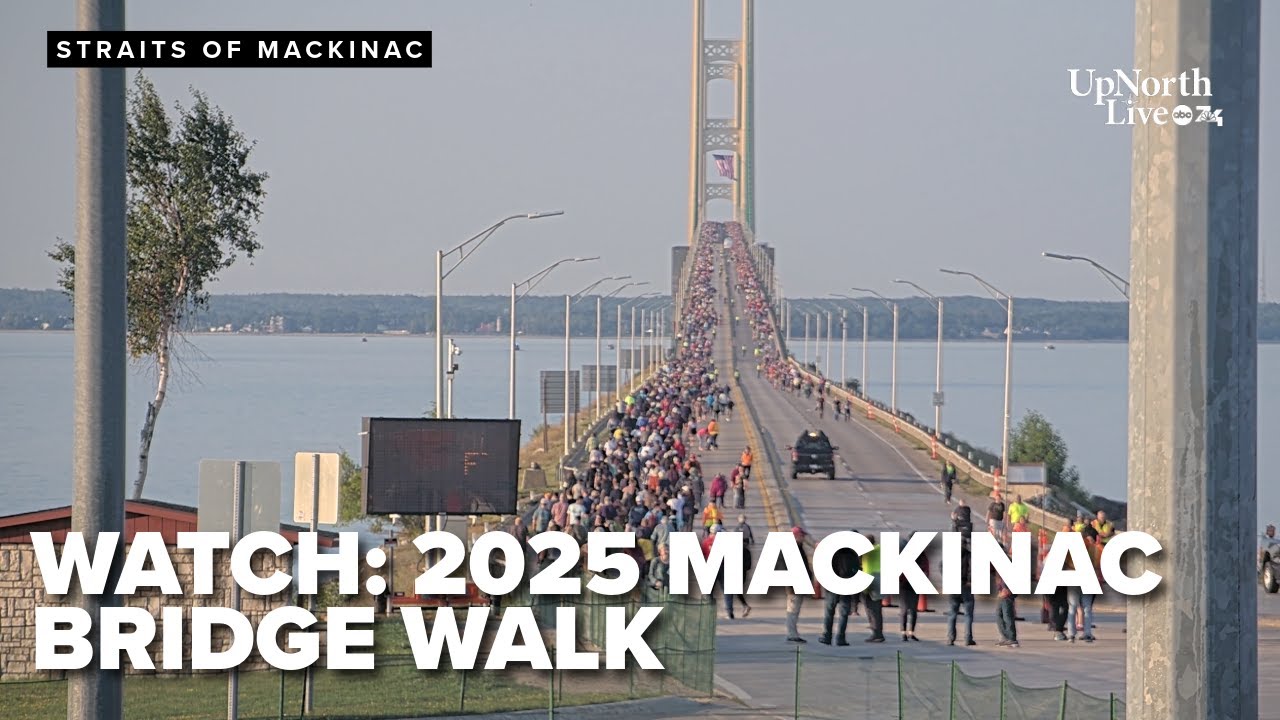 WATCH: 2025 Mackinac Bridge Walk