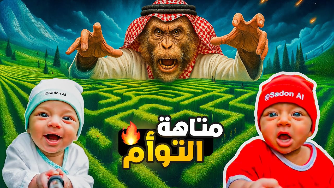 فلوق توأم الذكاء الاصطناعي | ضايعين في اكبر تحدي متاهه في العالم