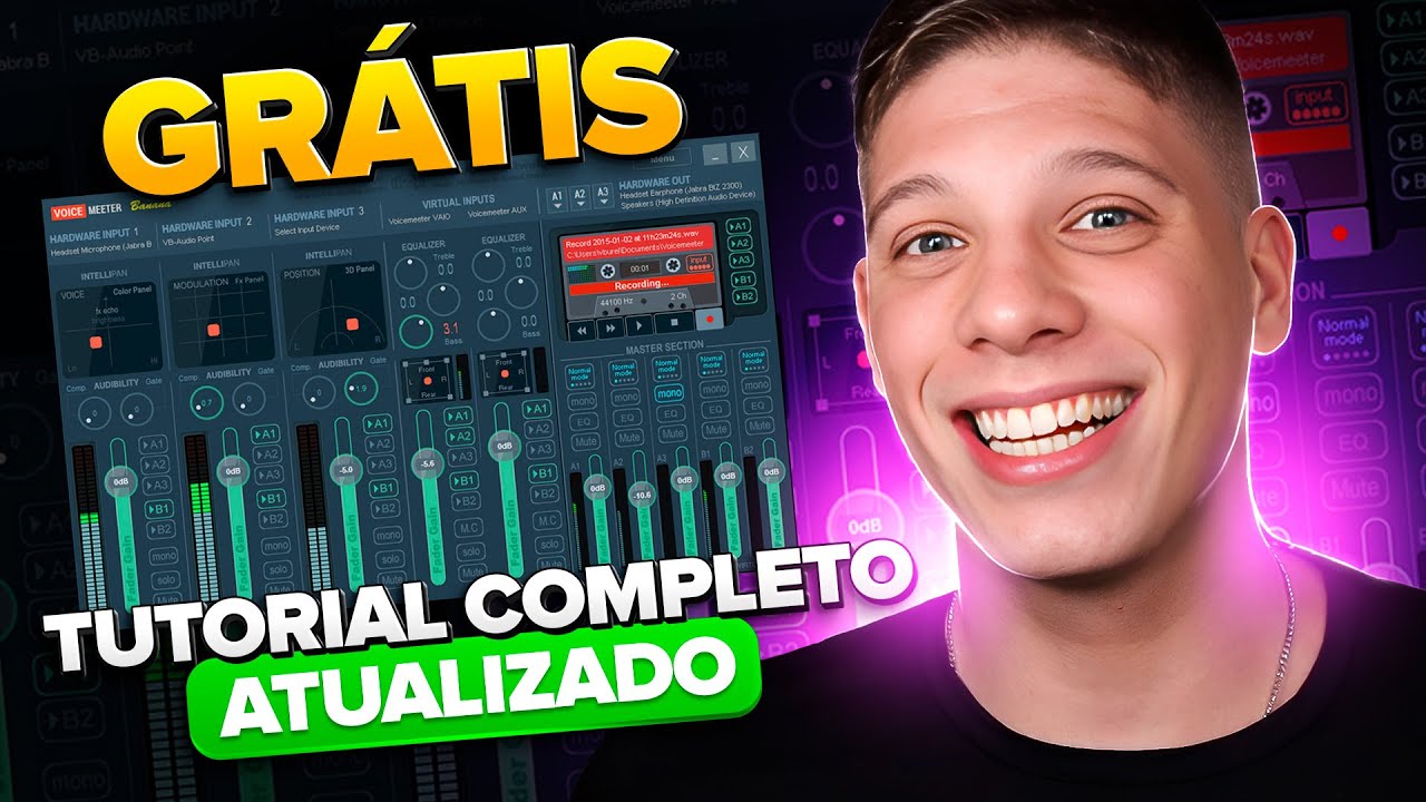 COMO CONFIGURAR VOICEMEETER BANANA E SEPARAR FAIXAS DE ÁUDIO NO OBS