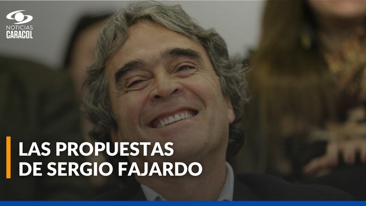 Sergio Fajardo, candidato presidencial, explica sus propuestas en Noticias Caracol