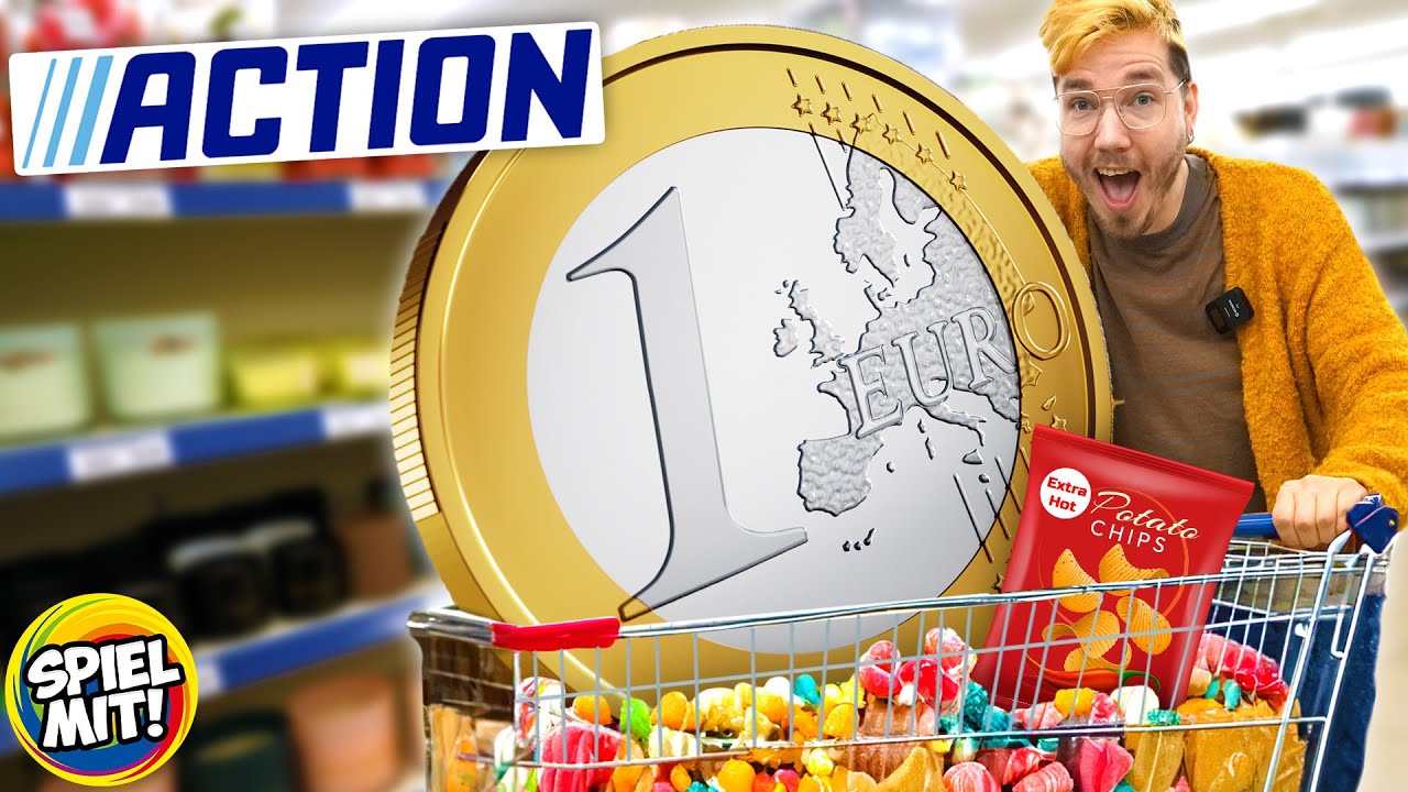 Wir kaufen ALLES für 1€ im ACTION!🤑🛒