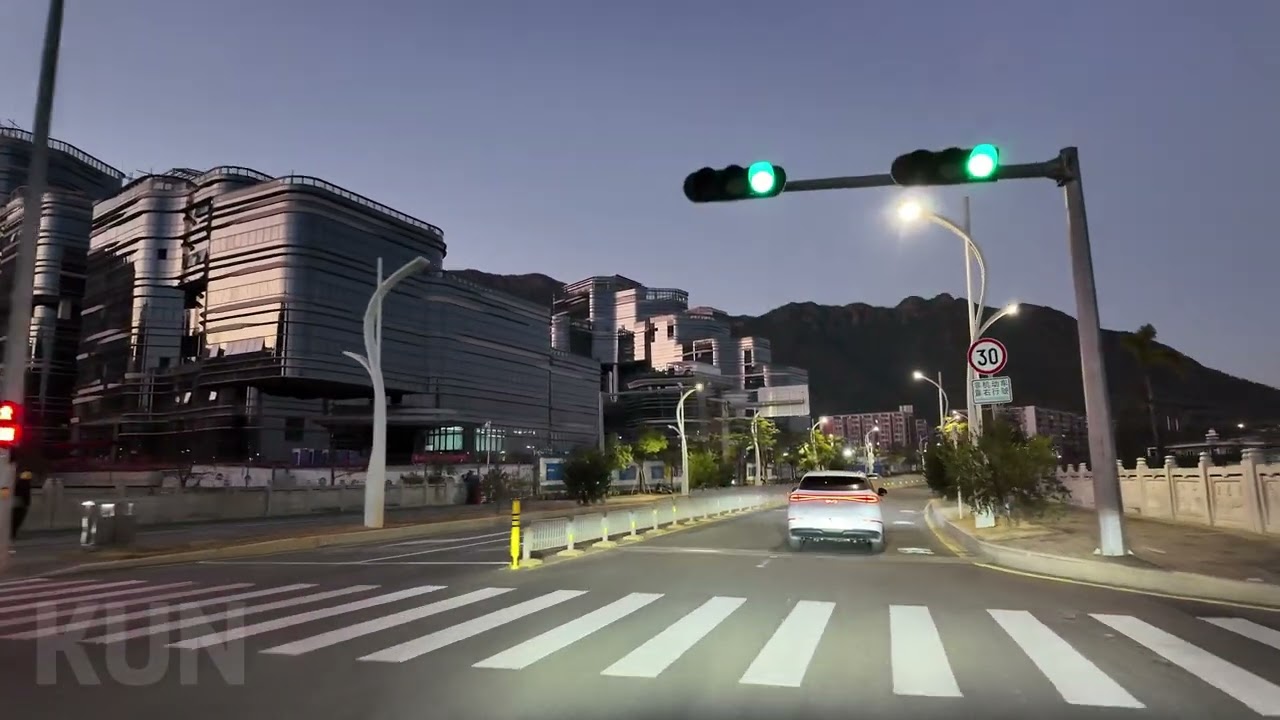 【MUSIC】Chasing the Sunset on My Way Home | Shenzhen 4K Drive | ASMR