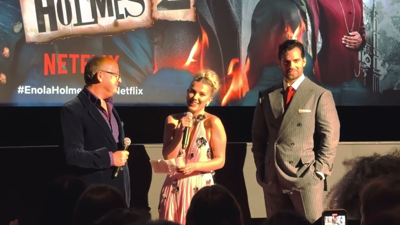 Enola Holmes 2  Harry Bradbeer, Millie Bobby Brown & Henry Cavill