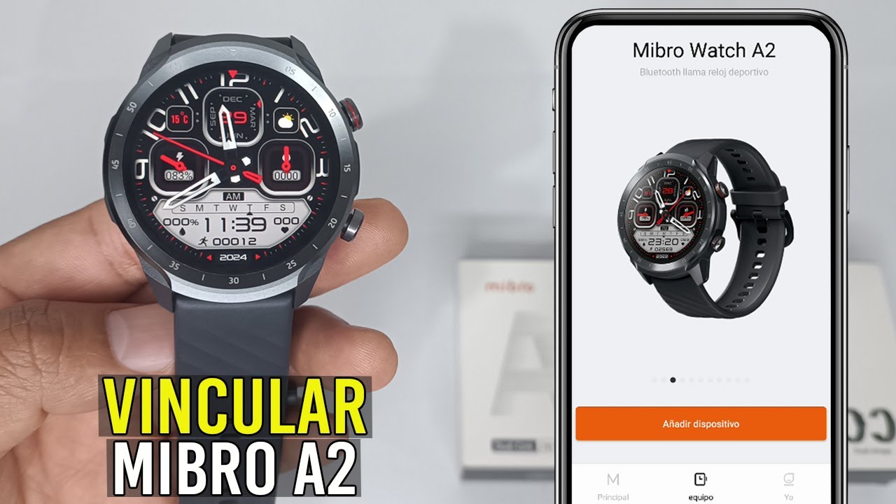 Cómo VINCULAR y CONFIGURAR Smartwatch MIBRO A2 con el Celular(Muy Fácil)