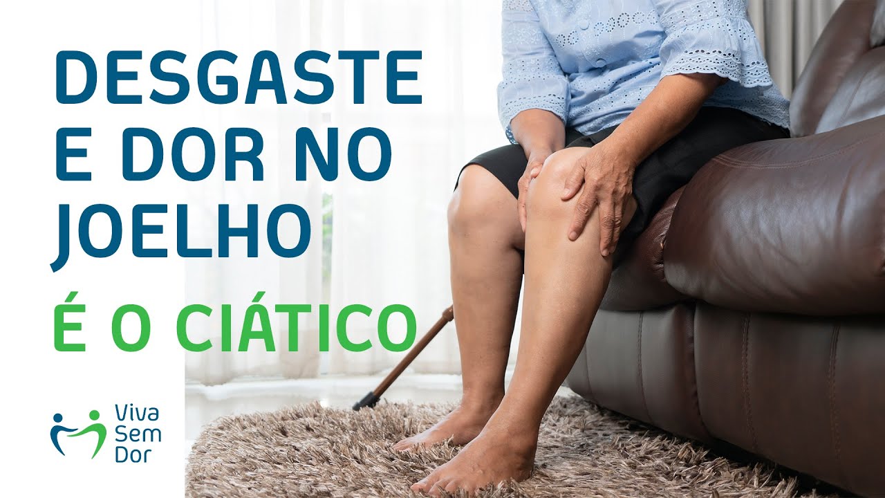 Artrose e dor no joelho tem origem na compressão do nervo ciático