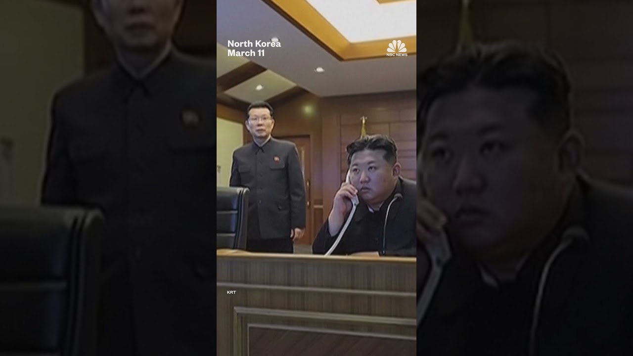 North Korean leader Kim Jong Un watches missile tests