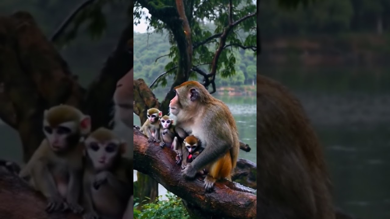 Family monkey need food