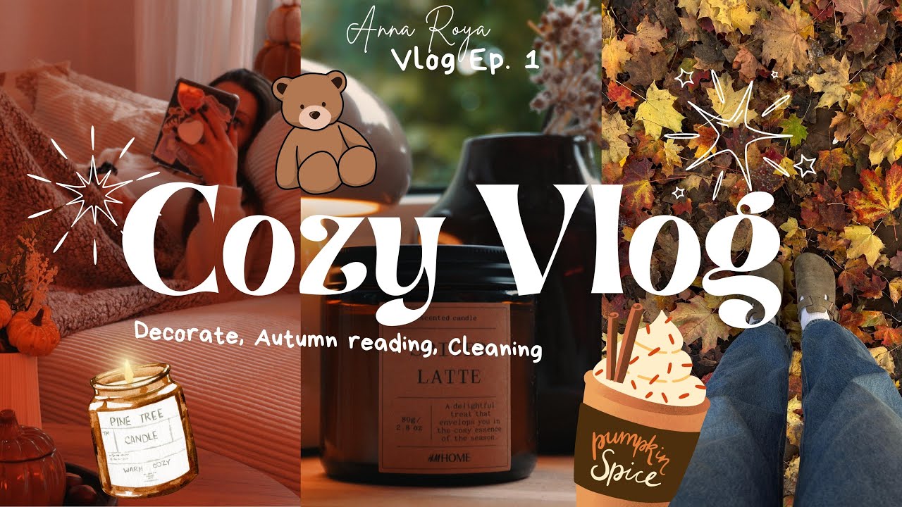 Cozy Autumn Day 🍂✨| Autumn Decoration, Cleaning & Reading 🤎☕️🧸 | Unwind with me on rainy days 🌧️