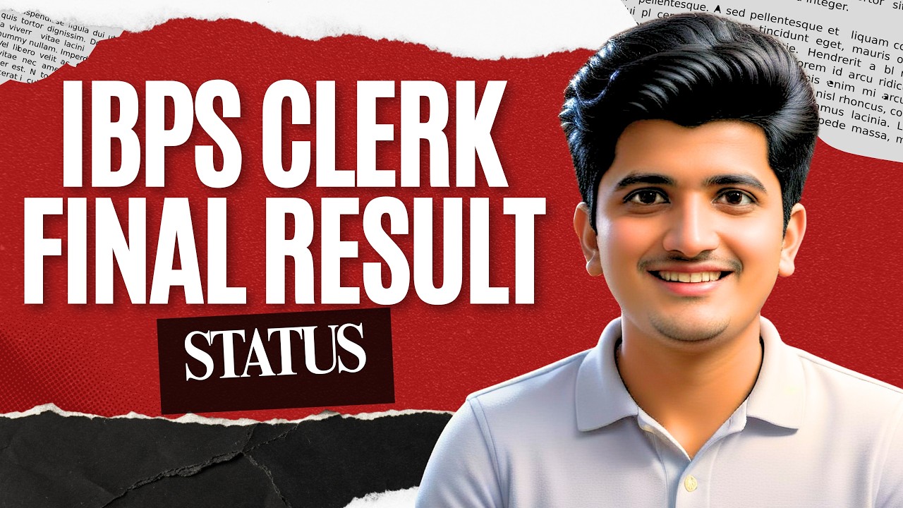 IBPS CLERK FINAL RESULT