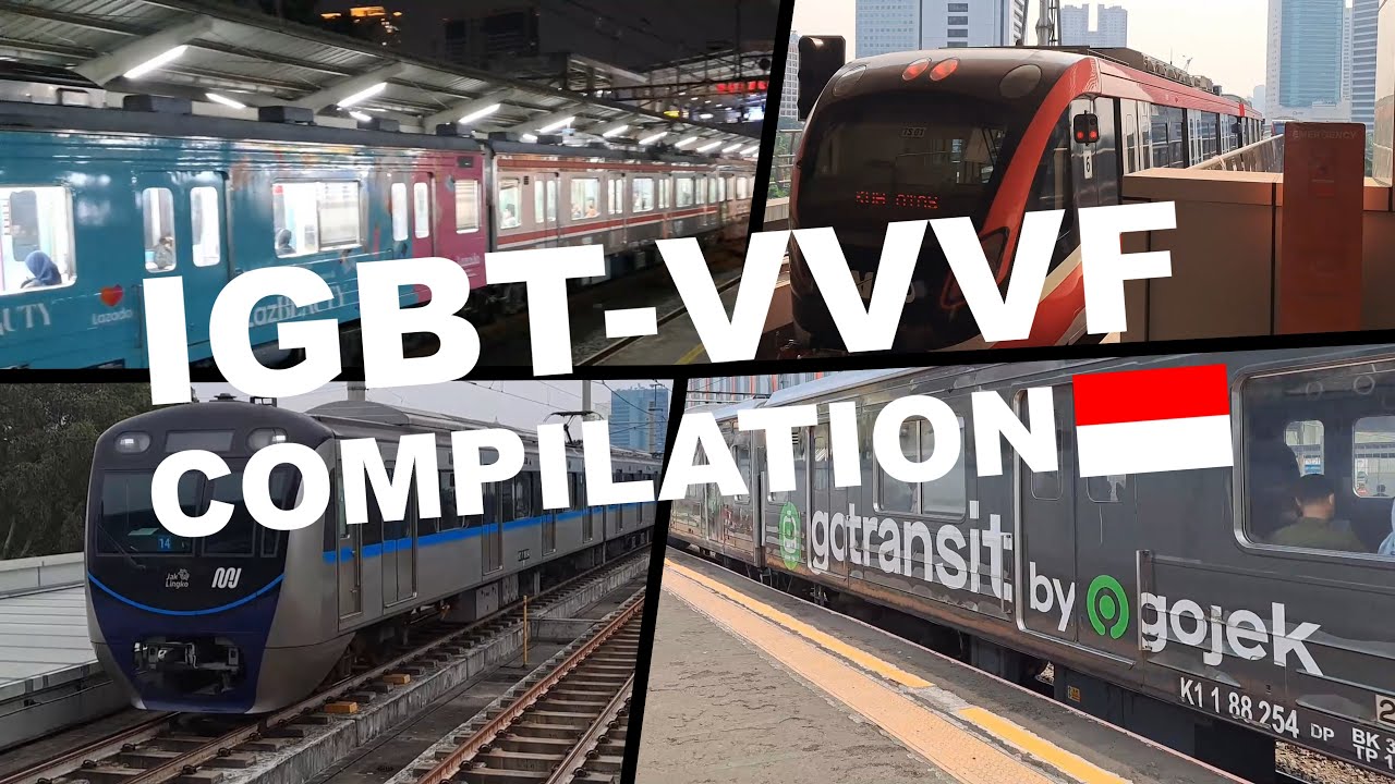 IGBT-VVVF Sound Compilation | Jakarta Edition