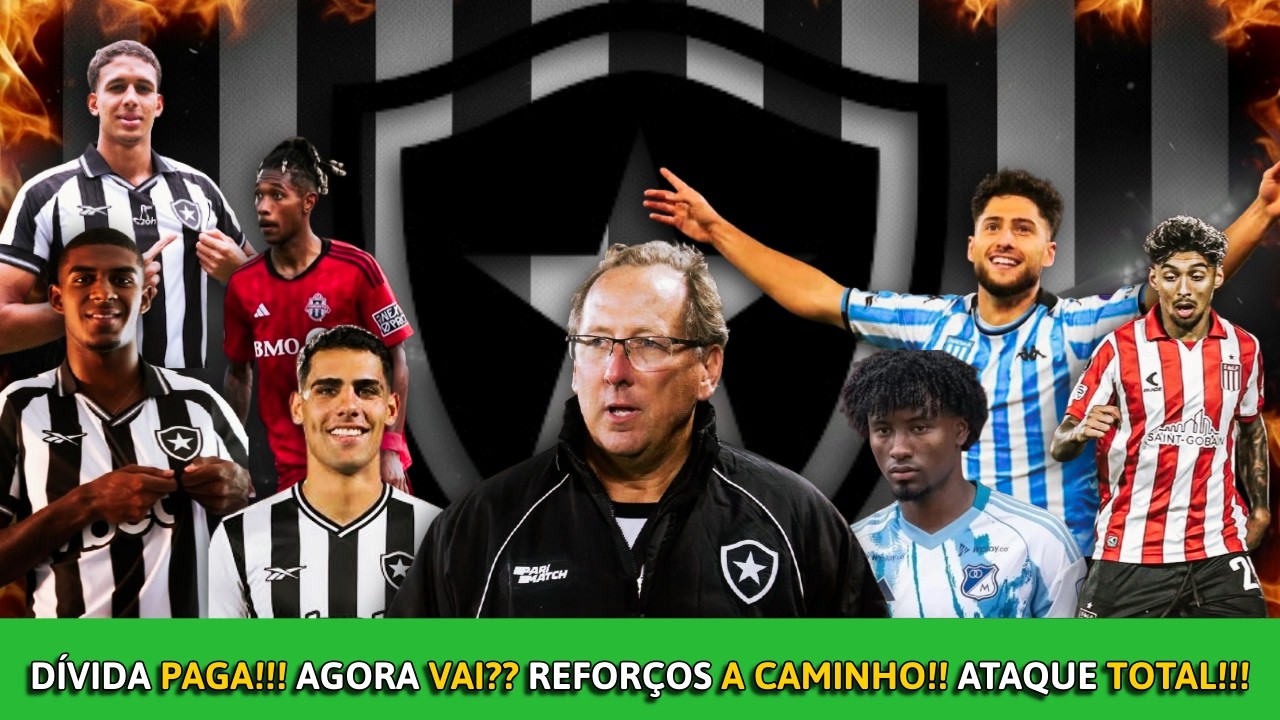 BOTAFOGO LIVRE! TEXTOR PROMETE TIME OFENSIVO EM 2026!