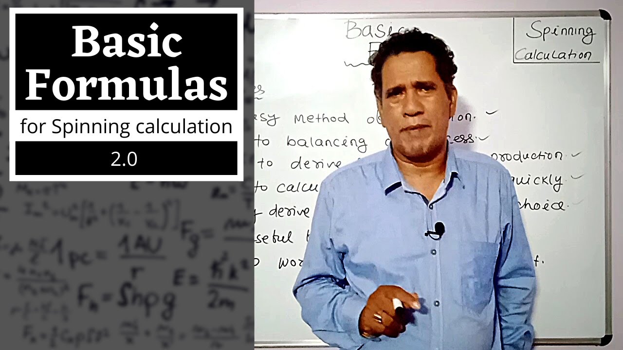 Basic Formula for Spinning Calculation ( 2.0 )
