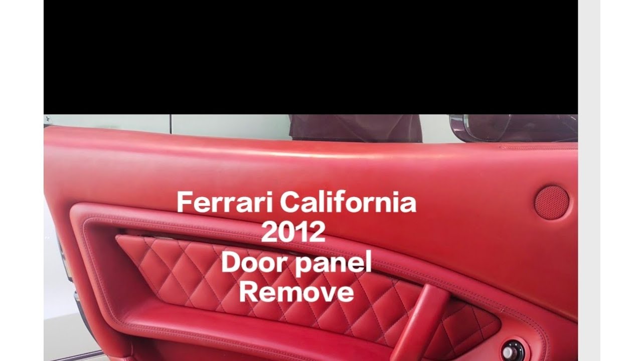 How to remove door panel 