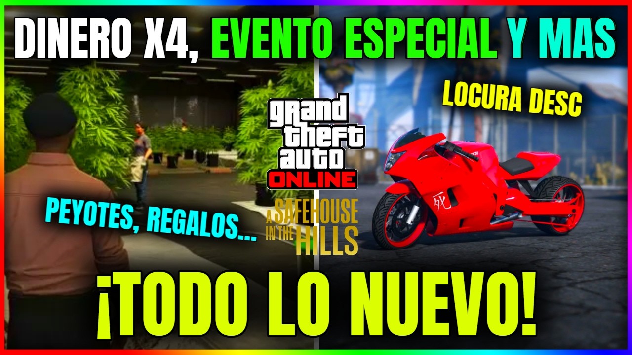 NUEVA ACTUALIZACION GTA5 Online! DLC 4/20! DINERO X4, NEGOCIO X2, DESCUENTOS y M&Aacute;S!