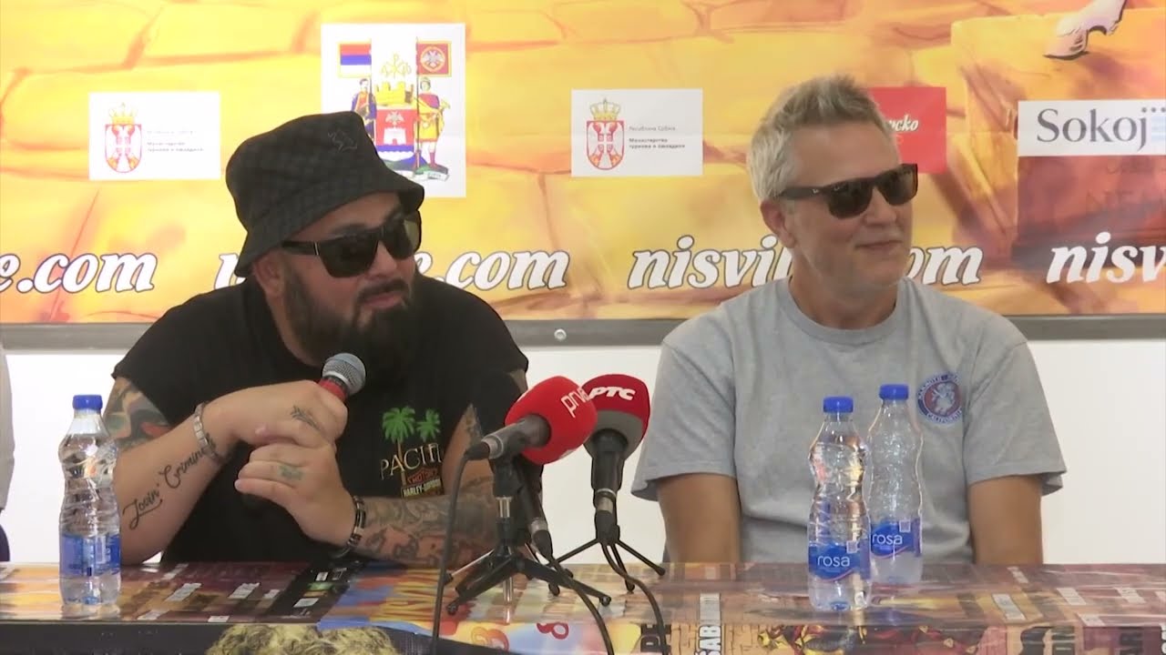 Fun Lovin' Criminals-Press-Huey Morgan Steve Borgovini Maxwell Jayson (Nisville, Serbia, 16.8.2025.)