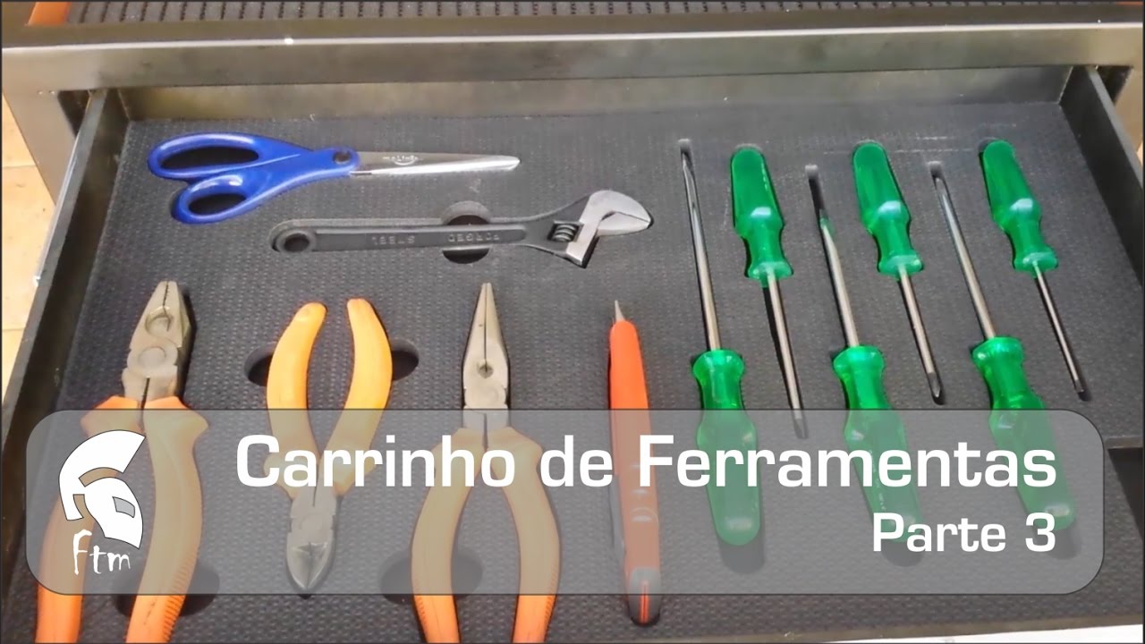 Carrinho de ferramentas -   Parte 3