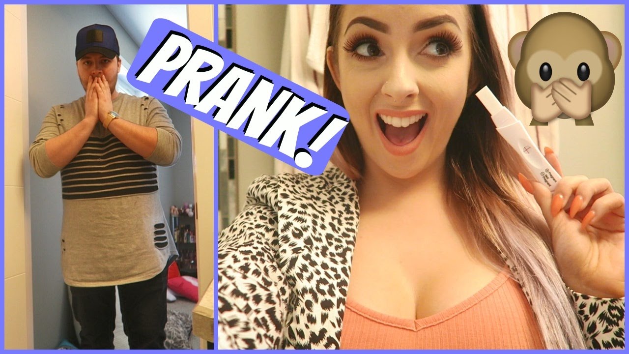 FAKE PREGNANCY TEST PRANK ON BOYFRIEND!! HE GOT MAD
