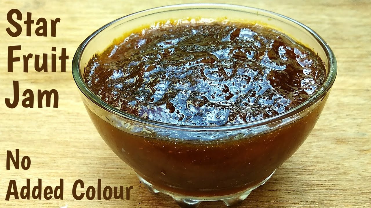 Homemade Healthy Star Fruit Jam | Carambola Fruit Jam | How To Make Star Fruit Jam | Sweet Recipe