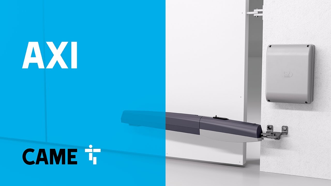 AXI, the top of the range CAME automatic swing gate operator with 24 Volt power supply & mobile app