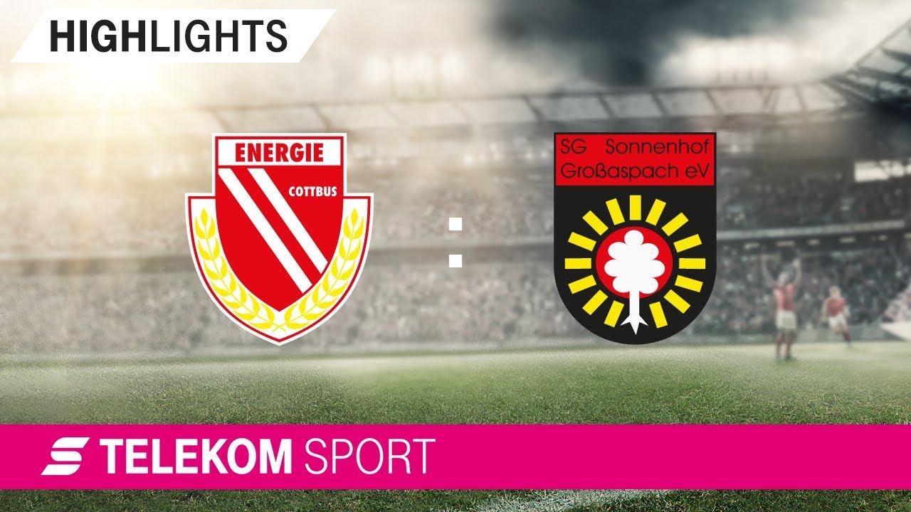 Energie Cottbus  – SG Sonnenhof Großaspach | Spieltag 7, 18/19 | Telekom Sport