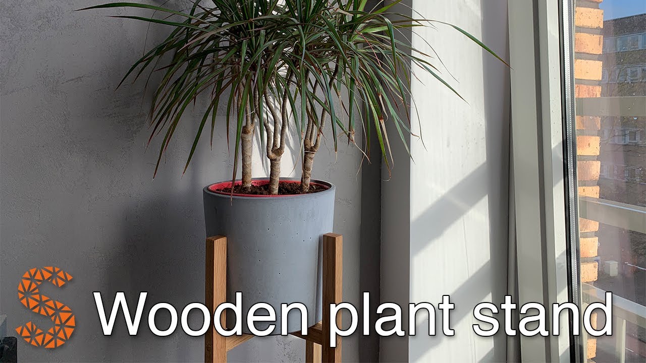 How to Make A Wooden Plant Stand