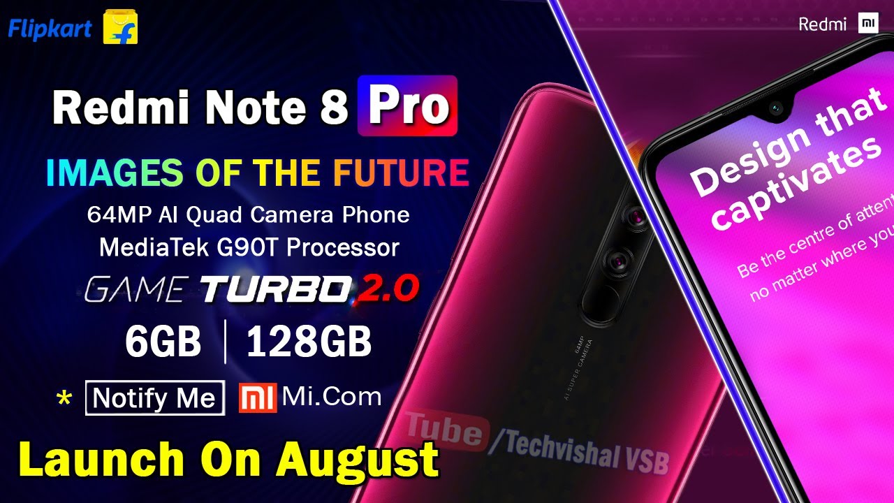 Redmi Note 8 Pro - Price, Full Specifications, 64MP AI Quad Camera, MediaTek G90T | Redmi Note 8 Pro
