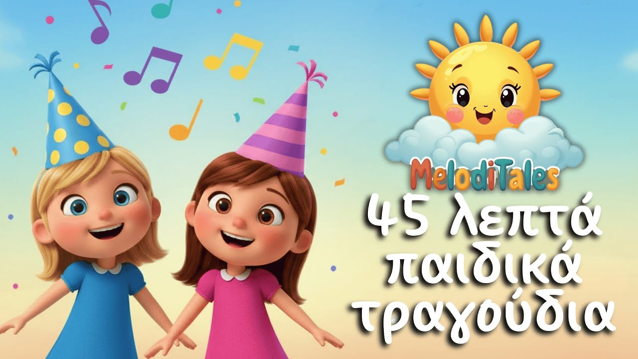 ✨ Παιδικά τραγούδια - 45 λεπτά με παιδικά τραγούδια 🌟