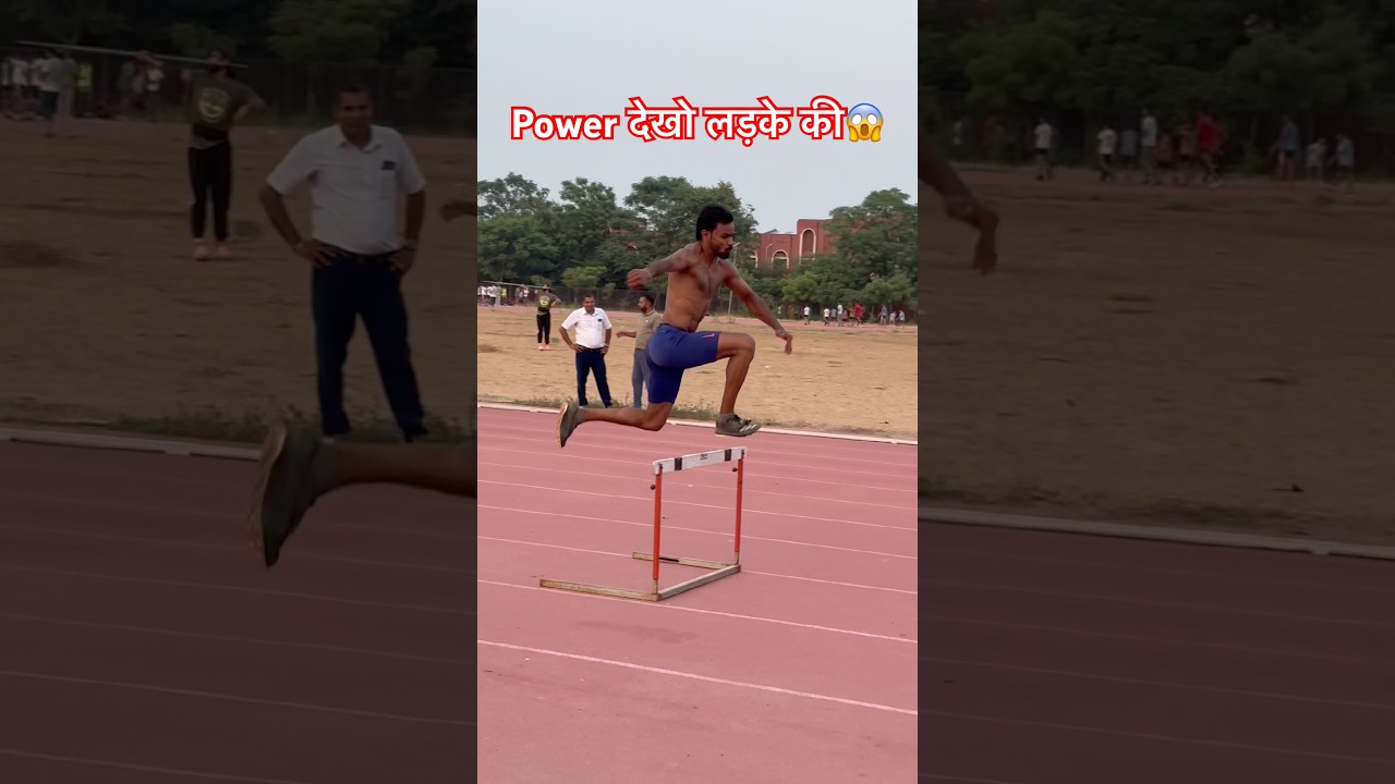 hurdle पे jump 😱 #motivation #hardwork #trackandfield #workout #army #viralvideo #shortvideo