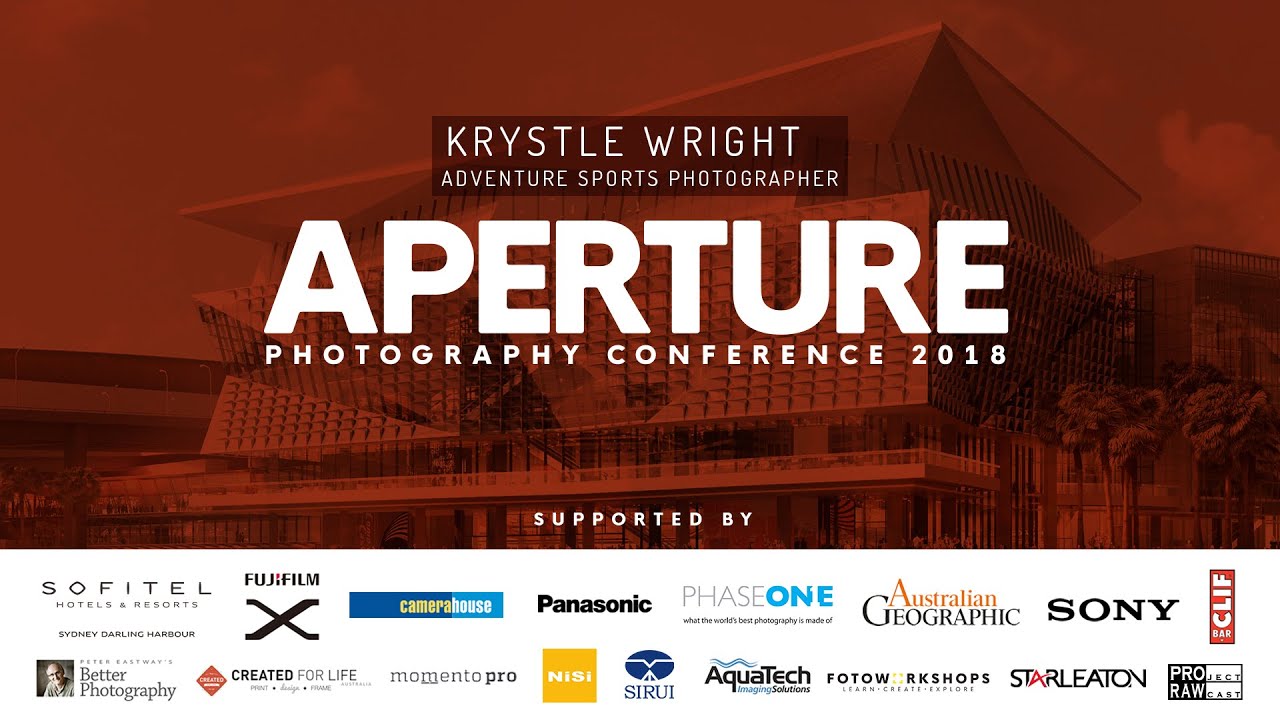 Krystle Wright 2018 Aperture Australia Presentation - The life of an extreme sport photographer.