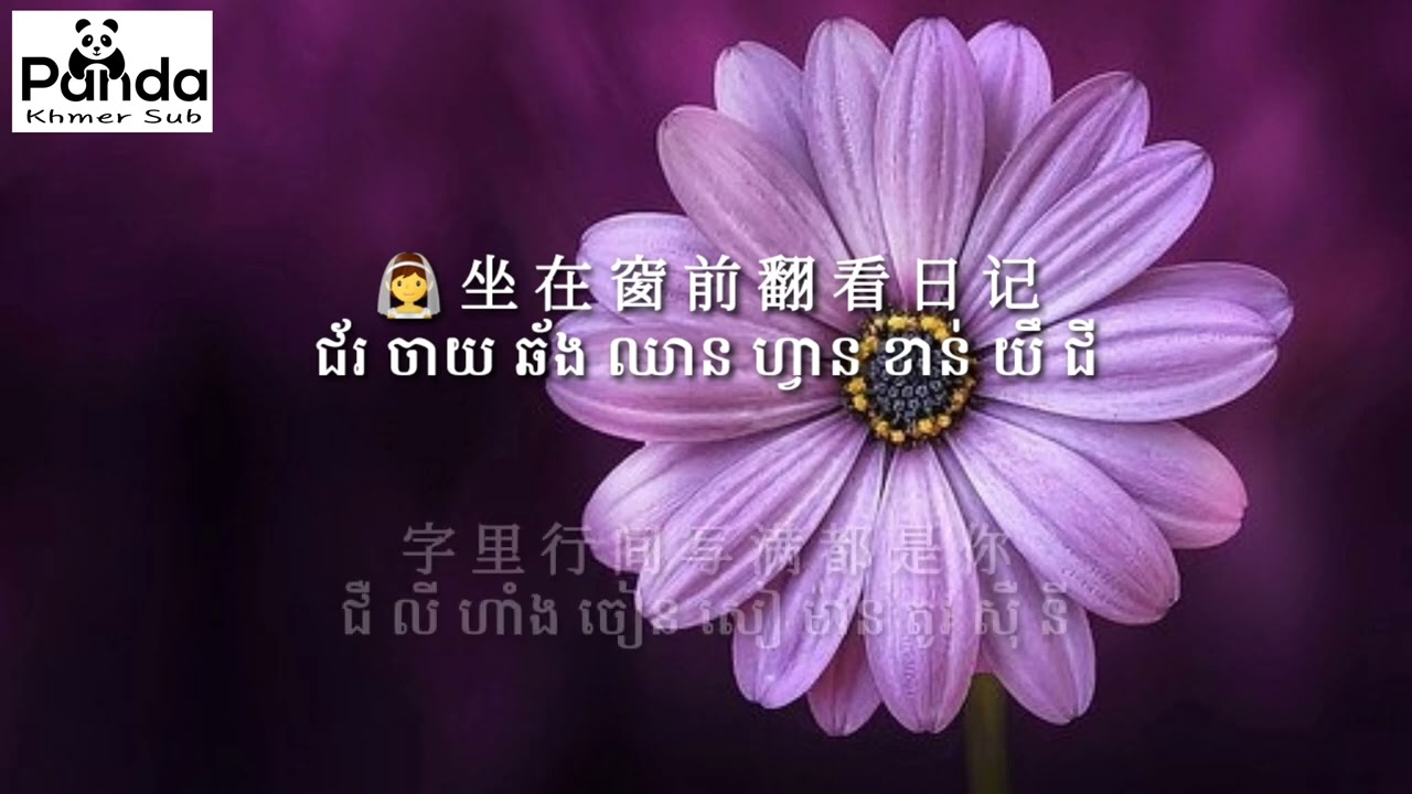 我的快乐就是想你 （បទចិនសុិងខ្មែរ) ក្តីសុខអូនគឺនឹកបង- Chinese love song- Khmer Sub
