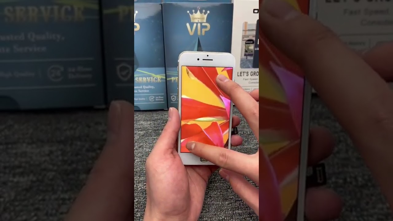 LCD Screen Replacement For iPhone 7 with Touch And Back Plate
