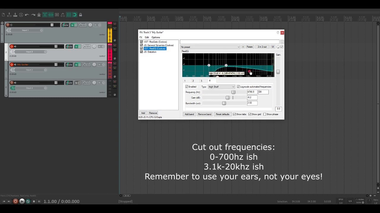 Free Metal Tone in Reaper Using Only Stock Plugins