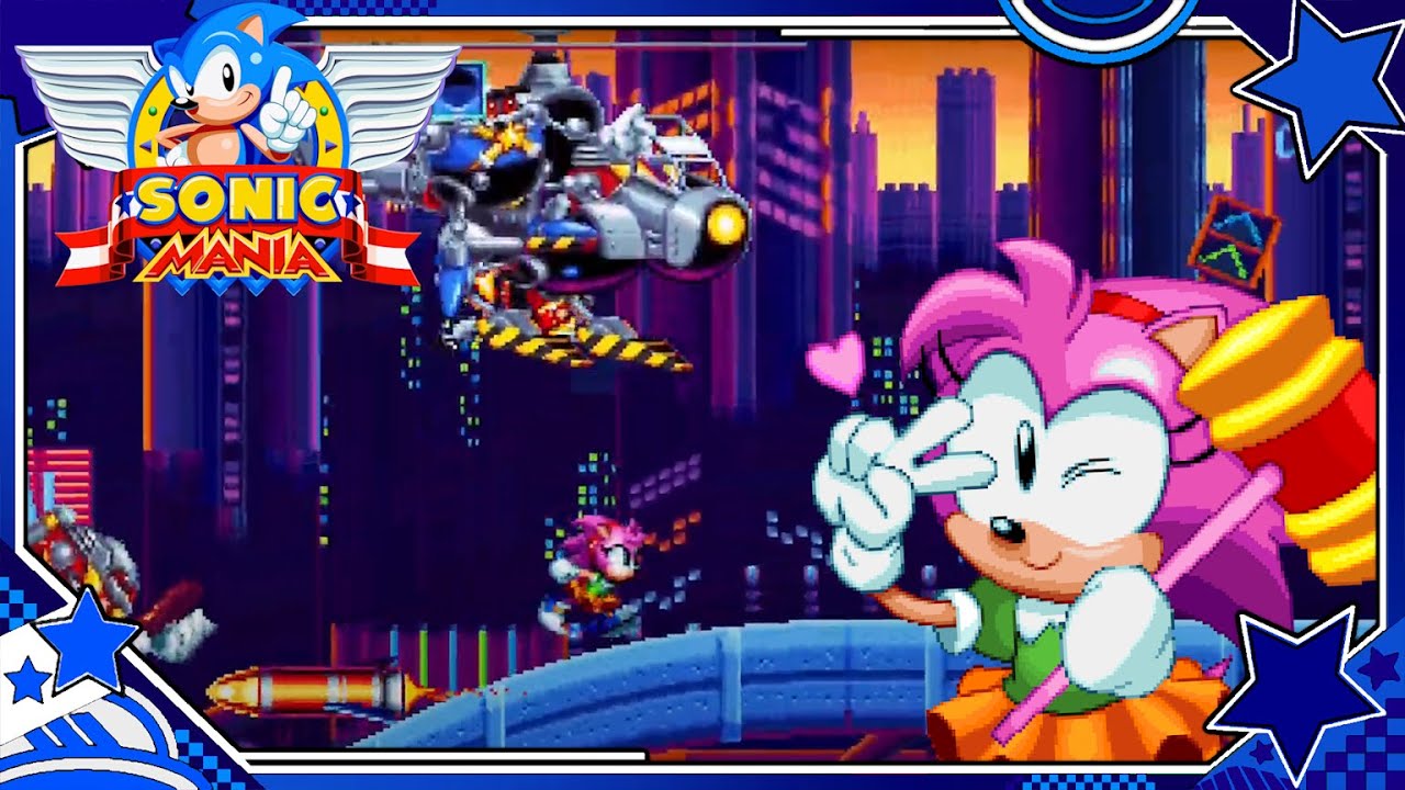 SONIC MANIA - Amy Rose Full Playthrough