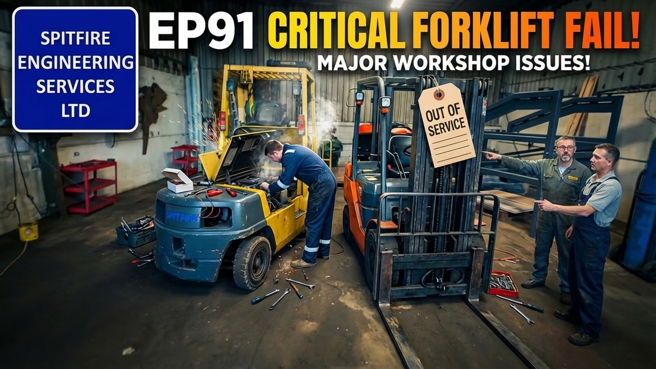 FINAL EPISODE Trommel drum builds and forklift problems