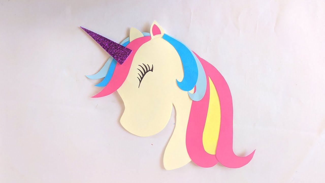 Unicorn card idea for birthday || children's day || easy to make card idea