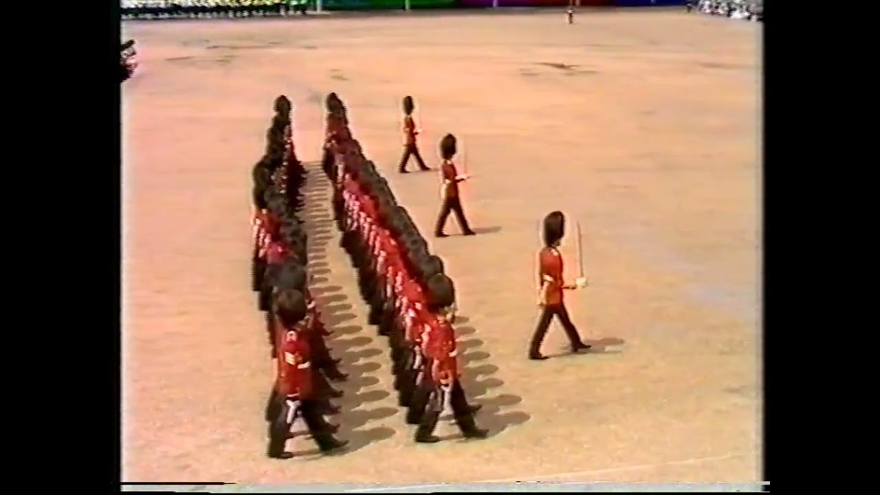 Trooping the Colour 1982 : March past in Slow & Quick Time