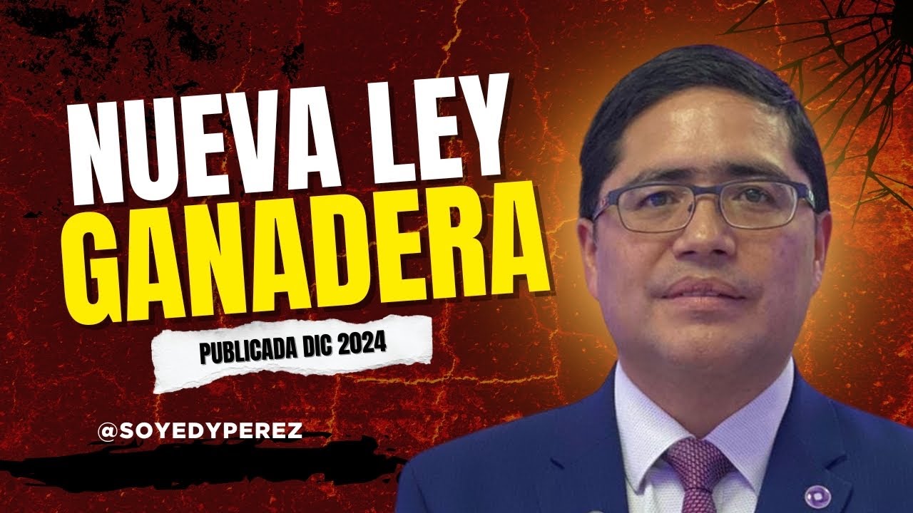 Nueva ley ganadera publicada Decreto 31-2024
