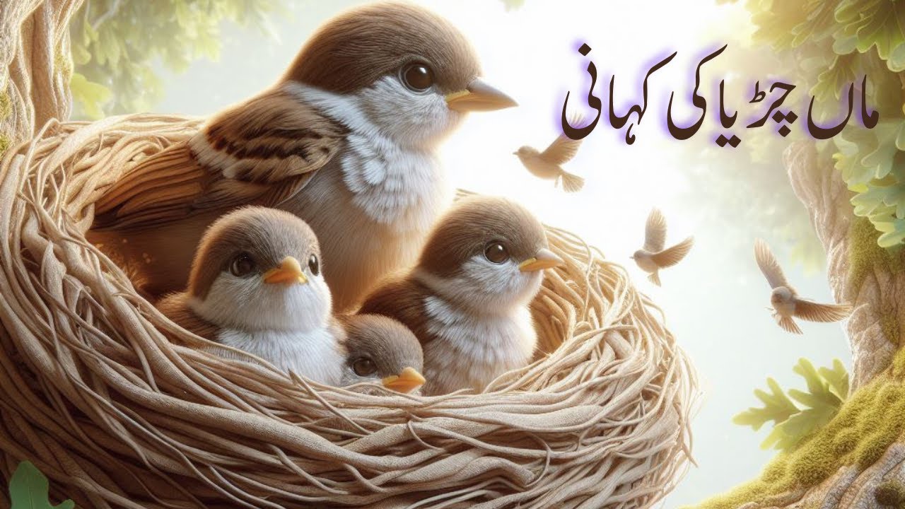Maa Chiriya ki kahani | Mother Sparrow | maa Chiriya or Usky Bachy .