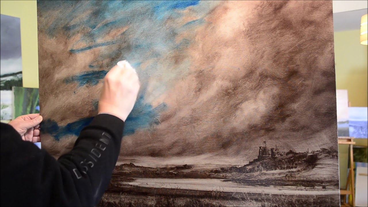 Oil Paint Glazing
