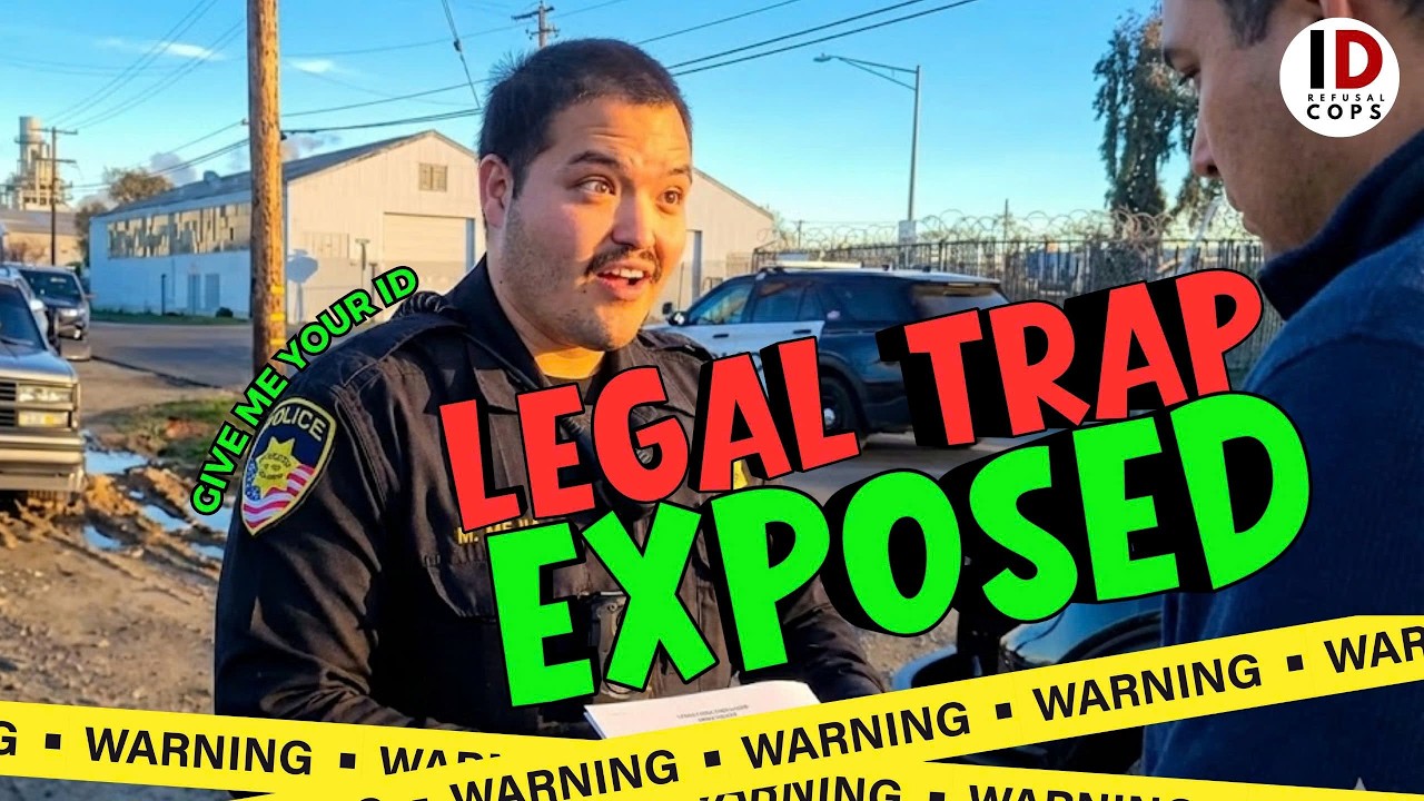 Tyrant Cop OWNS Himself While Filming on Sidewalk! 🤡 | ID Refusal Cops