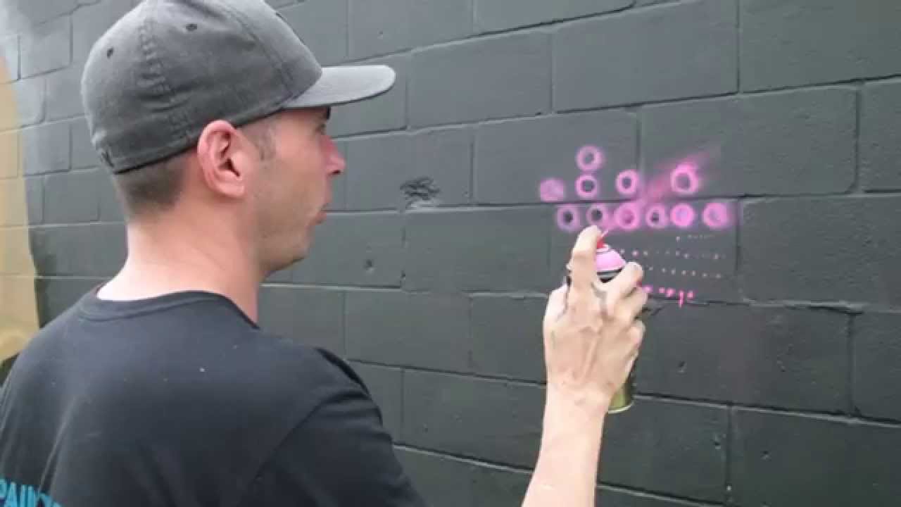 Spray Paint Techniques: Dots...