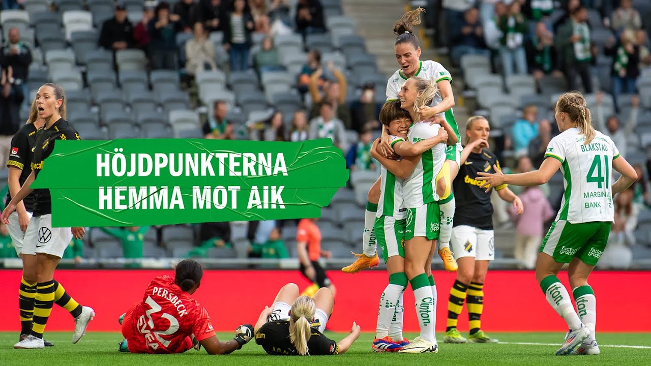 HÖJDPUNKTER | Hammarby 4-0 AIK | Amano debutmålskytt 💥