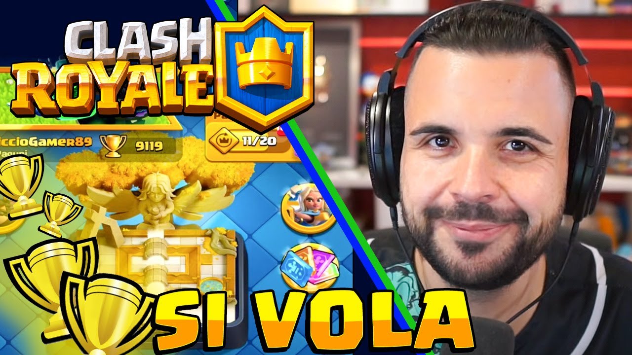 Si vola nel cammino dei trofei - 9200 trofei - CLASH ROYALE